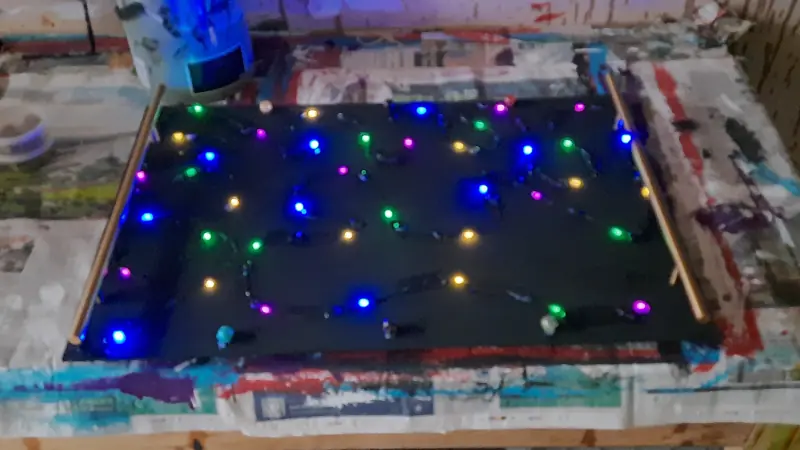 LED trays, very early work in progress