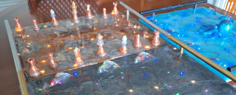 LED trays, very early work in progress
