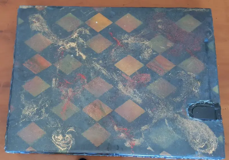 The base of my first successful LED embedded epoxy resin tray