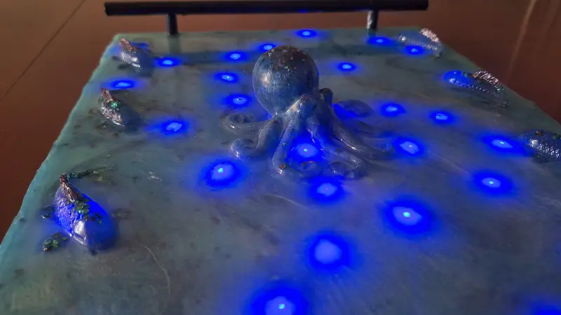 LED trays, very early work in progress