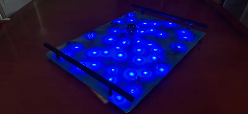 LED trays, very early work in progress