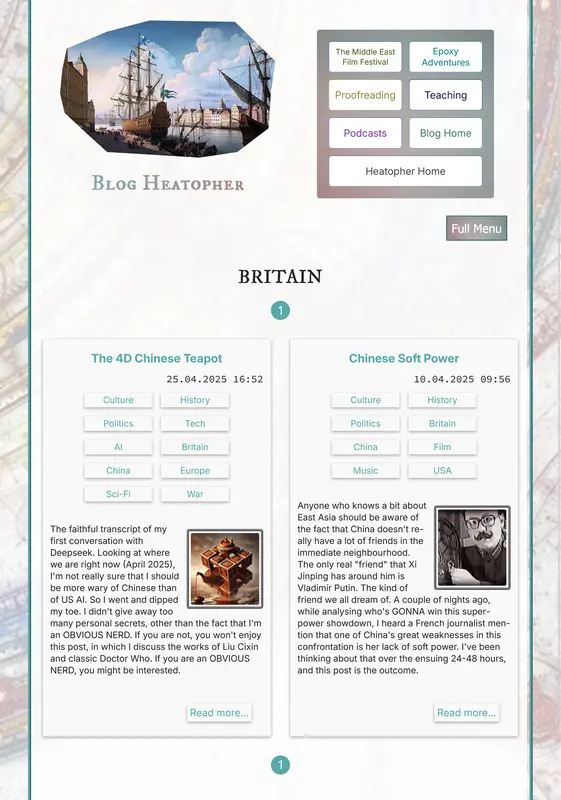 Screenshot of a blog post from blog.heatopher.com