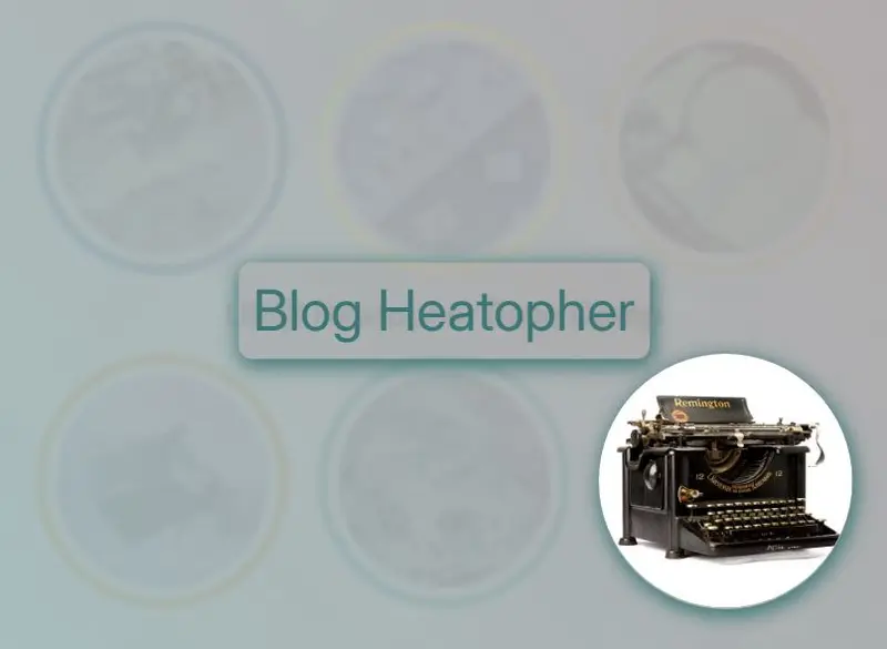 Screenshot of heatopher.com - landscape view