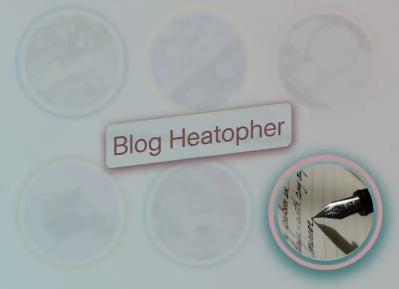Screenshot of heatopher.com - landscape view